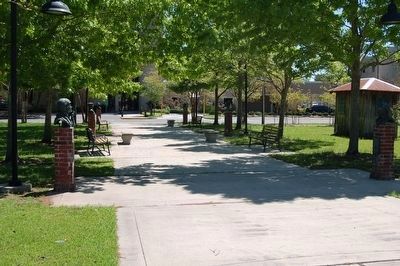 Veterans Memorial walkway in Kenner. Click for full size. Veterans Memorial walkway in Kenner image. Click for full size.