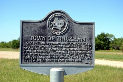 Town of Trickham Marker image. Click for full size.