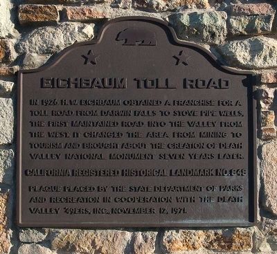 Eichbaum Toll Road Marker. Click for full size. Eichbaum Toll Road Marker image. Click for full size.
