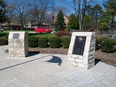 World War II Memorial and Park Markers. Click for full size. World War II Memorial and Park Markers image. Click for full size.
