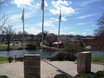 World War II Memorial and Park Markers. Click for full size. World War II Memorial and Park Markers image. Click for full size.