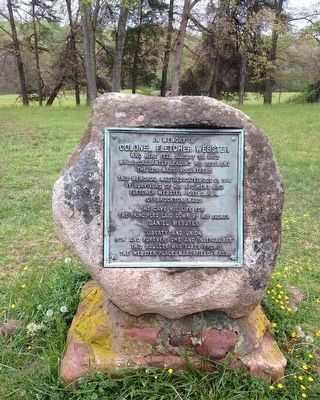 Monument to Colonel Fletcher Webster. Click for full size. Monument to Colonel Fletcher Webster image. Click for full size.