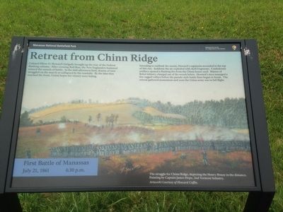 Retreat from Chinn Ridge Marker image. Click for full size.