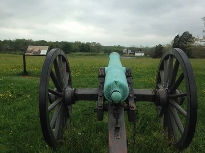 View of the "Twilight Clash" Marker from an Artillery Piece. Click for full size. View of the "Twilight Clash" Marker from an Artillery Piece image. Click for full size.