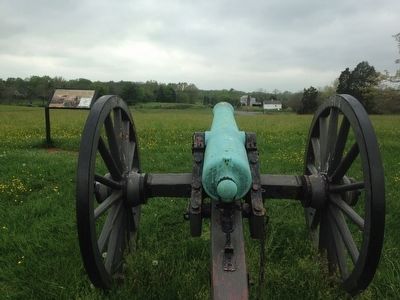 View of the "Twilight Clash" Marker from an Artillery Piece image. Click for full size.