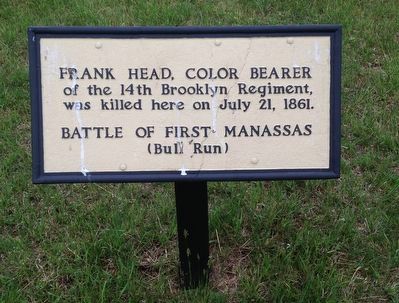 Frank Head Marker. Click for full size. Frank Head Marker image. Click for full size.