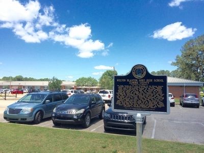 Marker in front of Wetumpka Elementary School image. Click for full size.