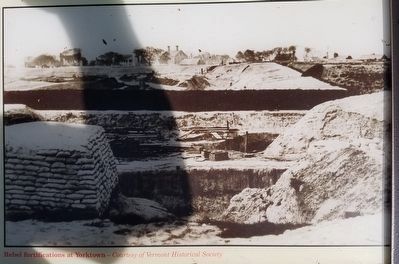 Close up of photo on the Yorktown Marker. Click for full size. Close up of photo on the Yorktown Marker image. Click for full size.