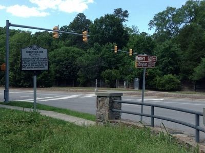 Dorothea Dix Hospital Marker. Click for full size. Dorothea Dix Hospital Marker image. Click for full size.