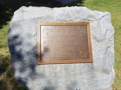 William McIntosh Marker and stone. image. Click for full size.