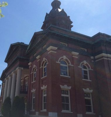Marker located at the Coweta County Probate Courthouse. Click for full size. Marker located at the Coweta County Probate Courthouse image. Click for full size.