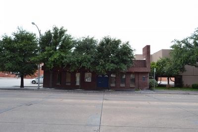 Site of Abilene's First School image. Click for full size.