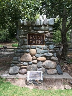 Irvine Park Marker image. Click for full size.