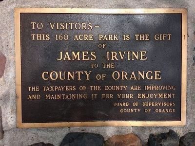 Irvine Park Marker image. Click for full size.