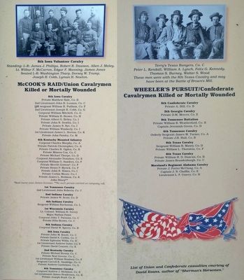 Union & Confederate Cavalrymen Killed or Mortally Wounded.. Click for full size. Union & Confederate Cavalrymen Killed or Mortally Wounded. image. Click for full size.