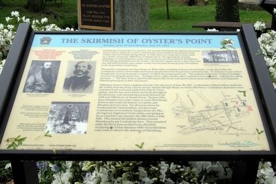 The Skirmish of Oysters Point Marker image. Click for full size.
