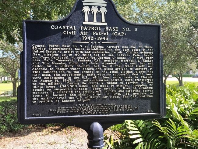 Coastal Patrol Base No. 3 Marker image. Click for full size.