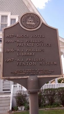 1837-Riggs Hotel Marker image. Click for full size.
