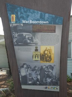 War Boomtown Marker image. Click for full size.