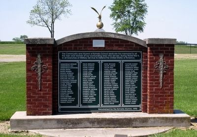 Byhalia School Veterans Memorial Marker image. Click for full size.