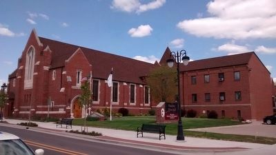 Fenton United Methodist Church and Marker. Click for full size. Fenton United Methodist Church and Marker image. Click for full size.