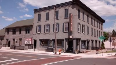 Fenton Hotel and Marker. Click for full size. Fenton Hotel and Marker image. Click for full size.