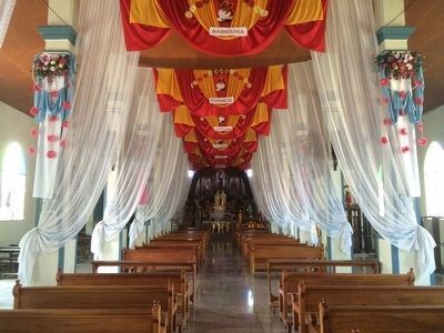 Catholic Church of San Estéban Catarina interior. Click for full size. Catholic Church of San Estéban Catarina interior image. Click for full size.