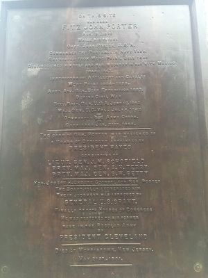 On this site was born Fitz John Porter Marker. Click for full size. On this site was born Fitz John Porter Marker image. Click for full size.