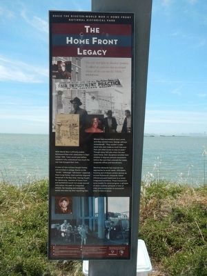 The Home Front Legacy Marker image. Click for full size.