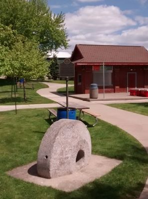 Grindstone and Marker. Click for full size. Grindstone and Marker image. Click for full size.