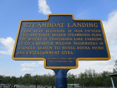 Steamboat Landing Marker image. Click for full size.