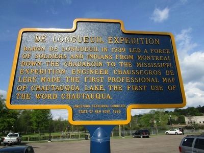 De Longueuil Expedition Marker. Click for full size. De Longueuil Expedition Marker image. Click for full size.