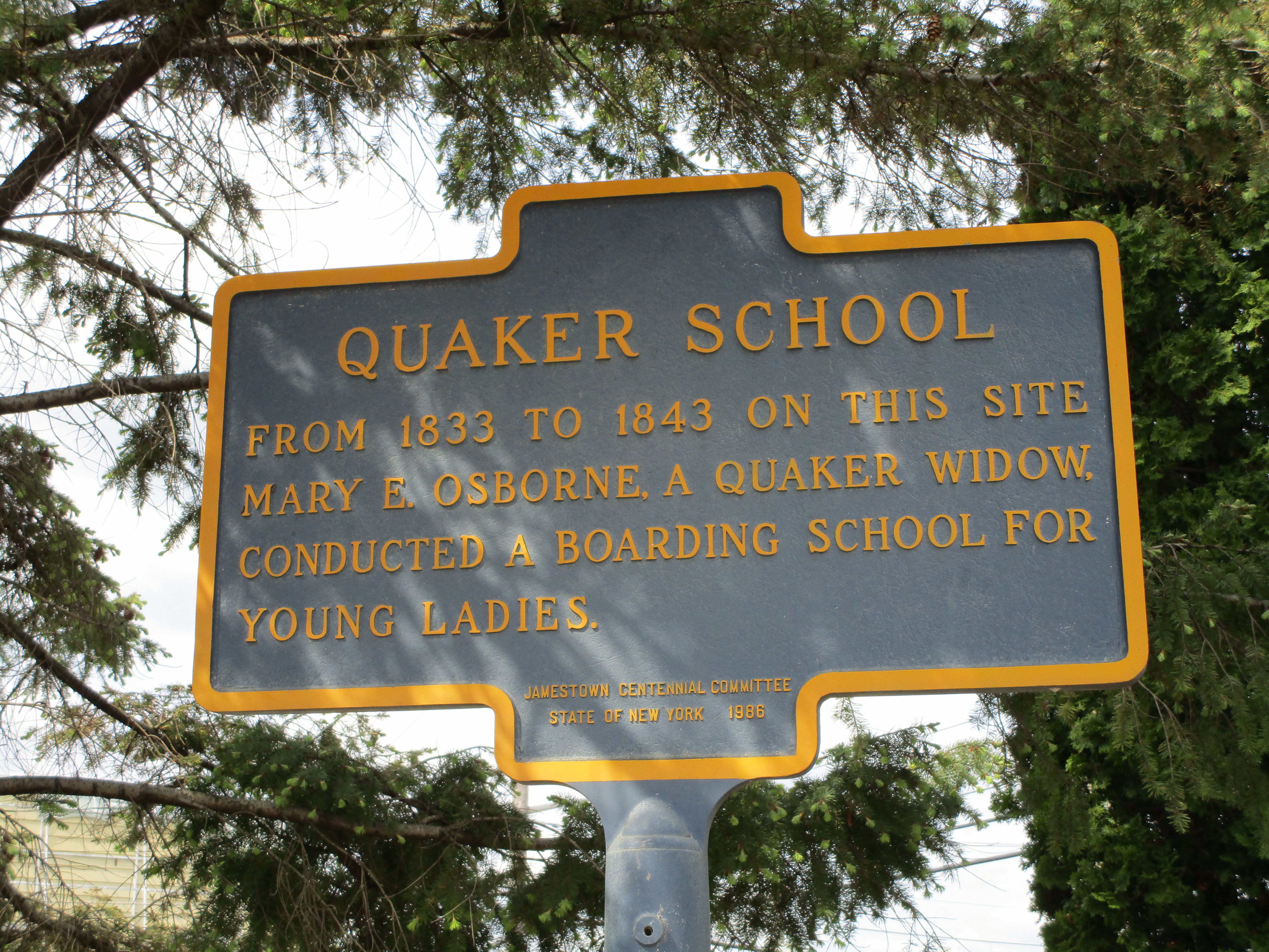 Quaker School Marker