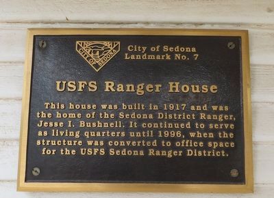 USFS Range House Marker image. Click for full size.