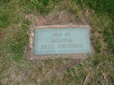 Site of Militia Drill Grounds. Click for full size. Site of Militia Drill Grounds image. Click for full size.