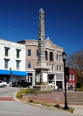 Chester District Confederate Monument image. Click for full size.
