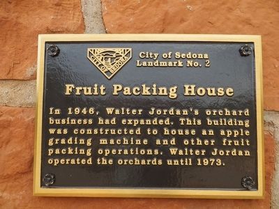 Fruit Packing House Marker image. Click for full size.