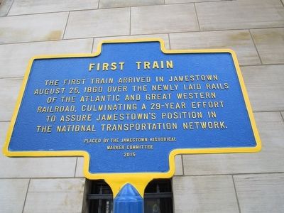 First Train Marker image. Click for full size.