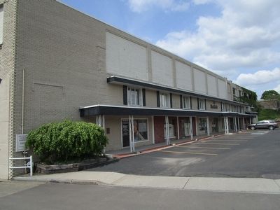 The Car Barns Building & Marker image. Click for full size.