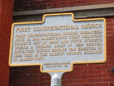 First Congregational Church Marker. Click for full size. First Congregational Church Marker image. Click for full size.