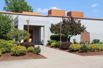 Hindu Temple and Heritage Hall Marker. Click for full size. Hindu Temple and Heritage Hall Marker image. Click for full size.