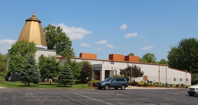 Hindu Temple and Heritage Hall Marker. Click for full size. Hindu Temple and Heritage Hall Marker image. Click for full size.