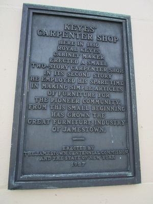 Keyes' Carpenter Shop Marker image. Click for full size.