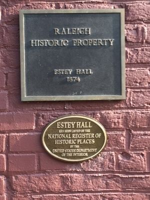 Estey Hall Marker image. Click for full size.