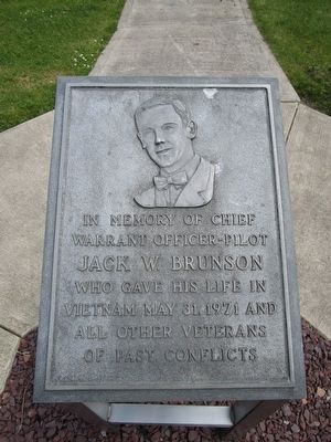 Jack W. Brunson Memorial. Click for full size. Jack W. Brunson Memorial image. Click for full size.