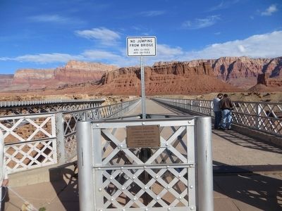 Navajo Bridge Marker image. Click for full size.