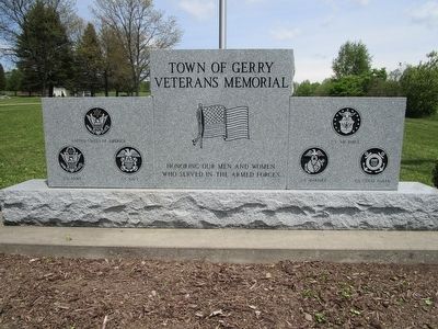 Town of Gerry Veterans Memorial image. Click for full size.