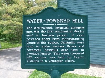 Water-Powered Mill Marker. Click for full size. Water-Powered Mill Marker image. Click for full size.