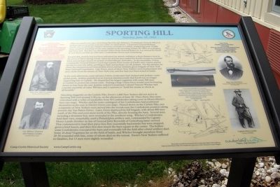 Sporting Hill Marker image. Click for full size.
