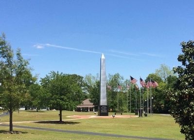 Purple Heart Memorial (on right in background) image. Click for full size.